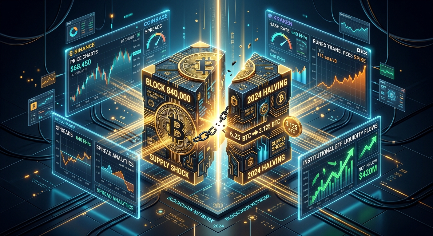 Price Divergence During the 2024 Bitcoin Halving: Did Cross-Exchange Spreads Widen?