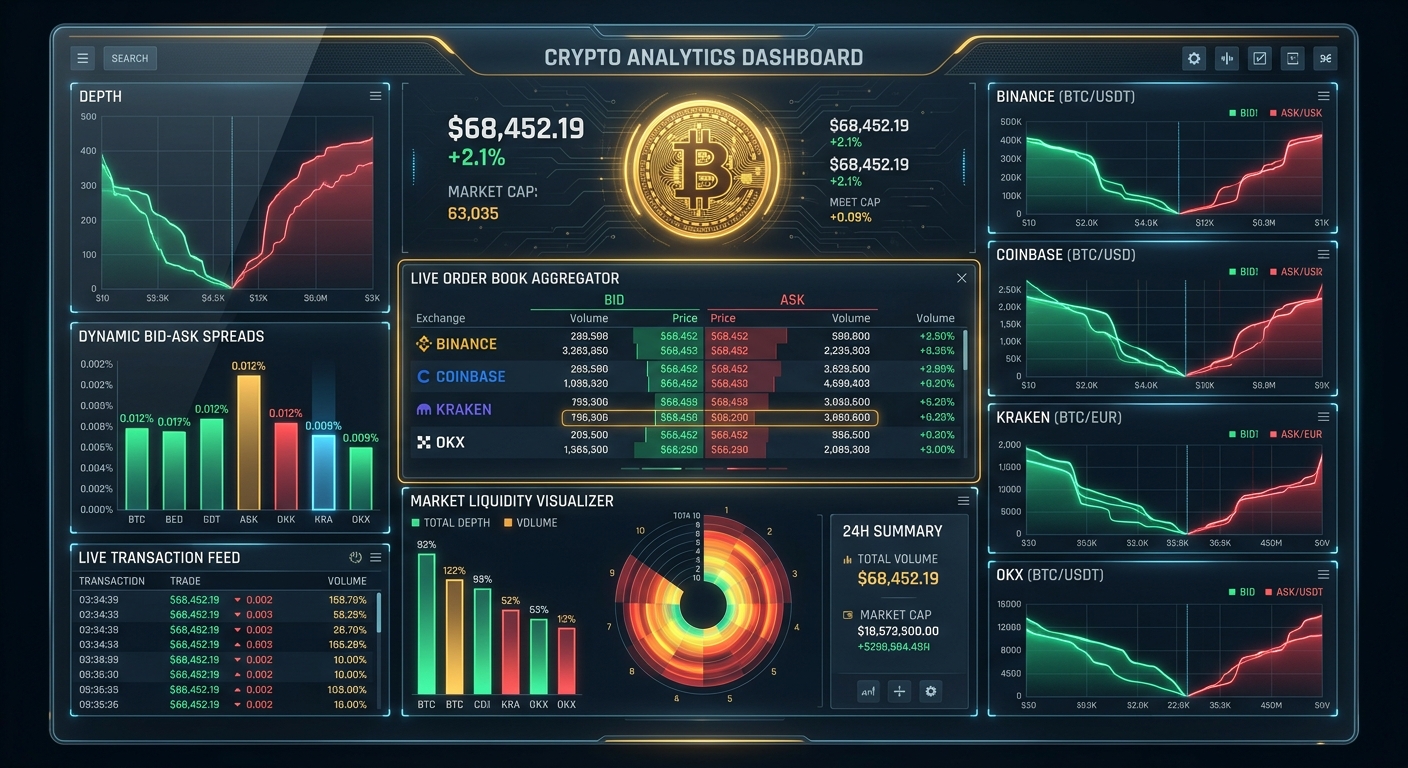 Bitcoin Price Comparison Across Exchanges: Real-Time Order Books, Executable Spreads & Smart Routing