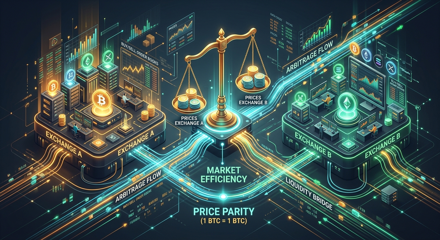Does Arbitrage Activity Actually Make Crypto Markets More Efficient? The Invisible Stitching of Global Liquidity