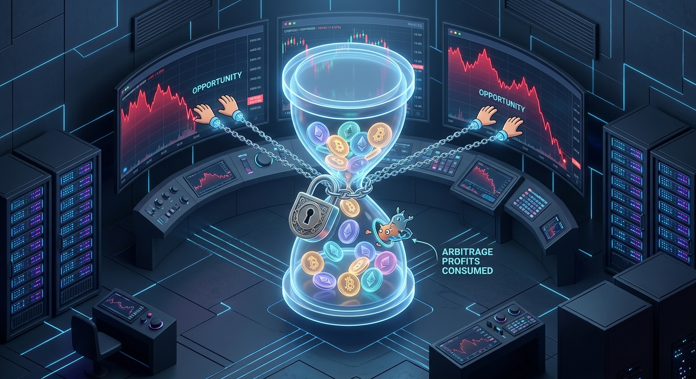 The Hidden Cost That Eats 90% of Small Arbitrage Gains: Why Withdrawal Delays (Not Fees) Kill Retail Arbitrage