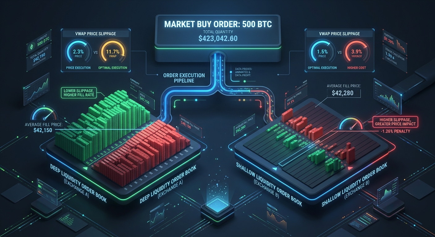 How Exchange Liquidity Affects Your Fill Price: Slippage Mechanics, Level-2 Depth Sweeps, and Execution Optimization