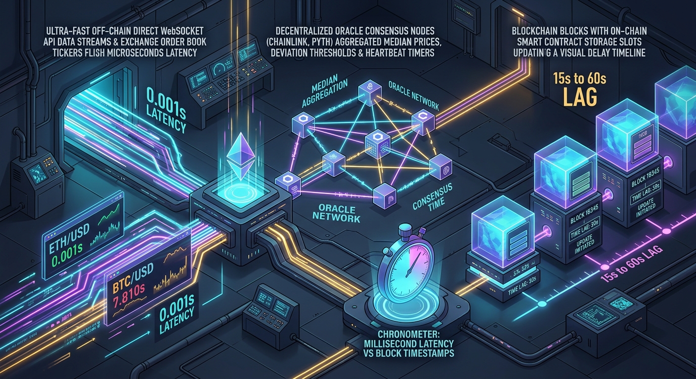 On-Chain vs. Off-Chain Price Feeds: What’s the Actual Lag Time?