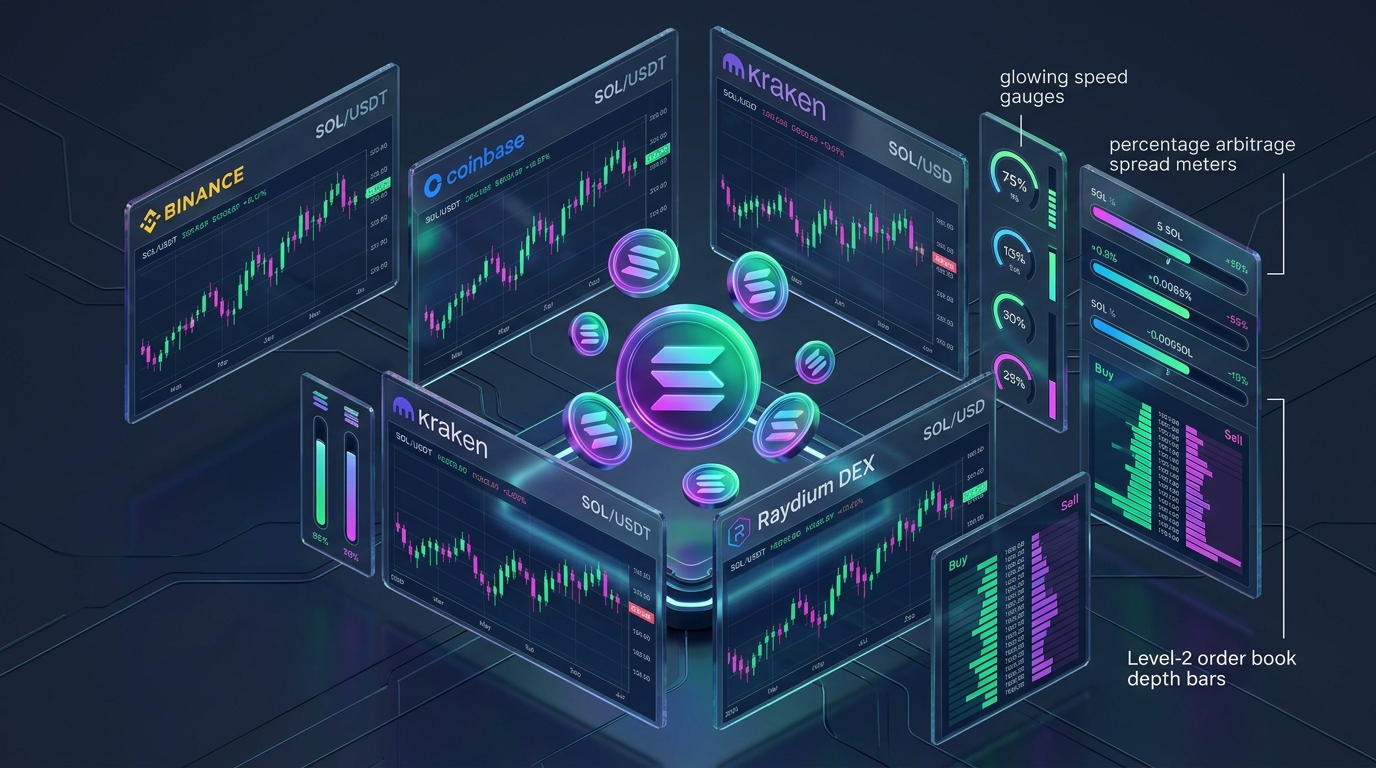 Solana Price Comparison Across Exchanges: Why SOL Prices Diverge on Binance, Coinbase, Kraken, and Raydium — Liquidity, Fees, and Arbitrage