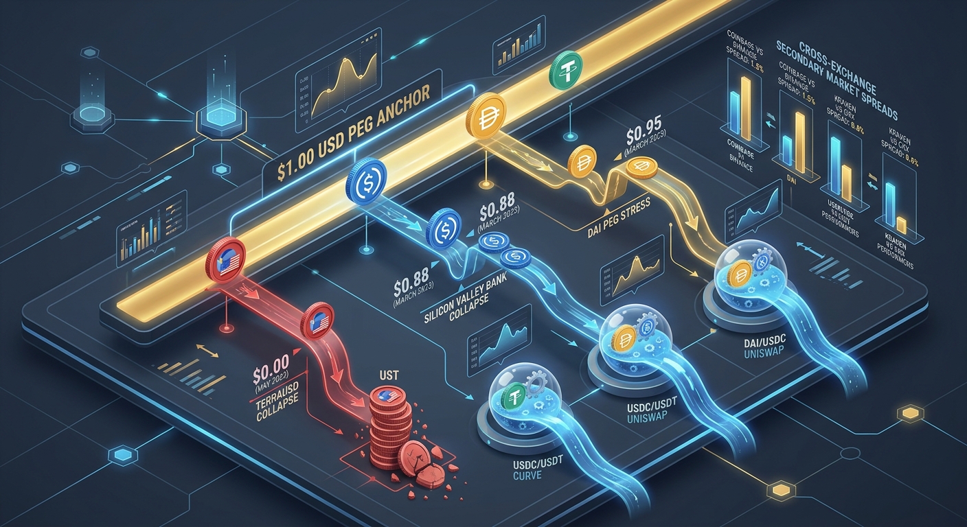 Do Stablecoins Ever Actually Trade Below $0.99? A Forensic History of Depeg Events and Cross-Exchange Spreads